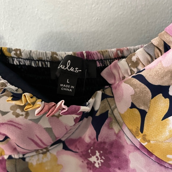 Lulus ruffled floral dress - Picture 6 of 10